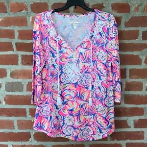 🌸Lilly Pulitzer 3/4 Sleeve Tunic🌸